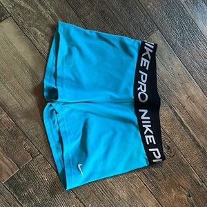 Blue Nike pro. Size large  worn maybe twice